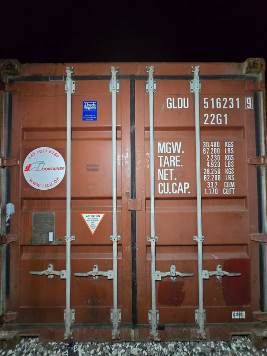 Isolerede 20 fods container