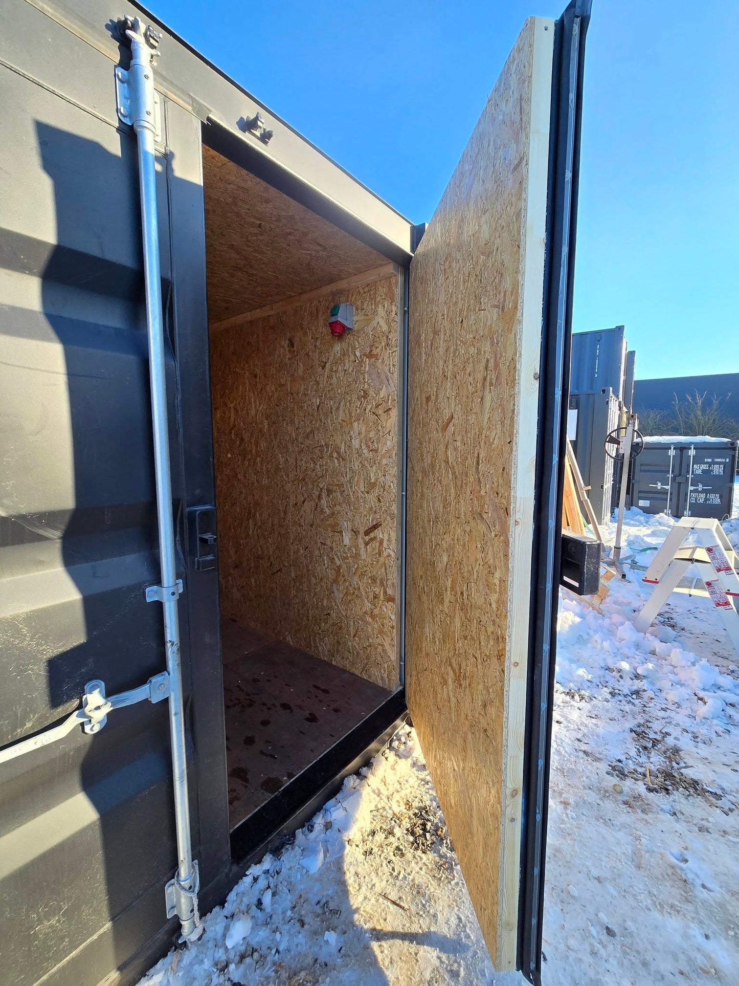 Isolerede 20 fods container