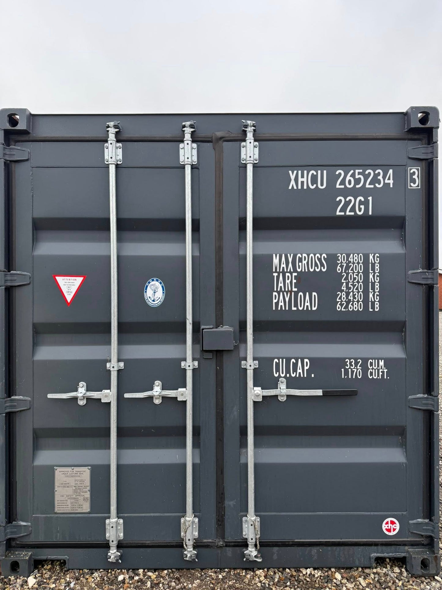 Isolerede 20 fods container med strøm
