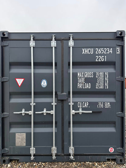 Isolerede 20 fods container med strøm