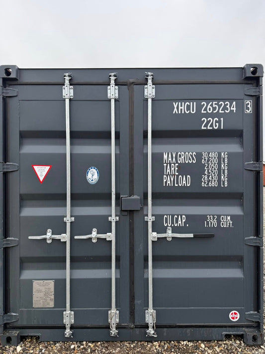 Isolerede 20 fods container med strøm