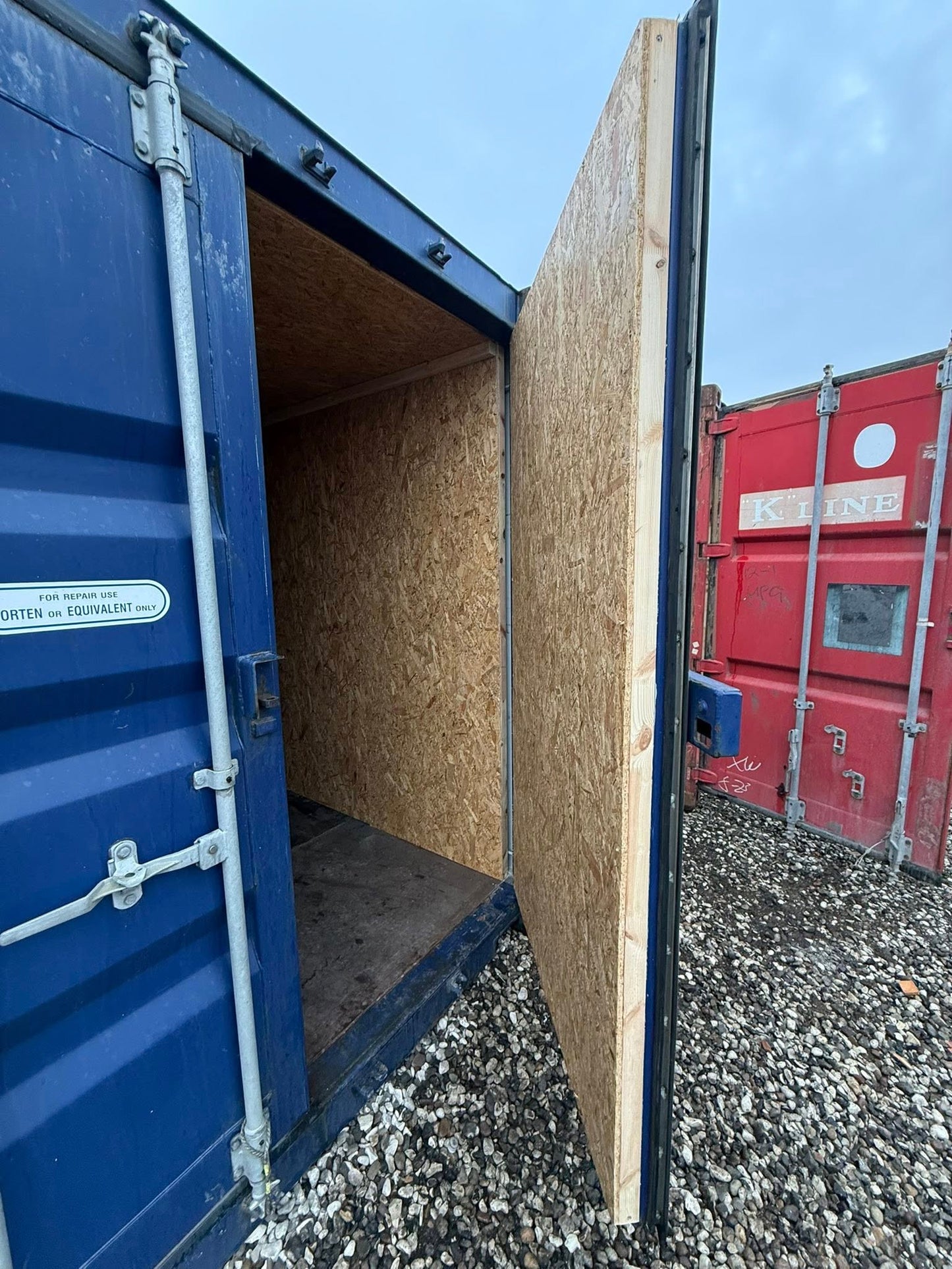Isolerede 20 fods container