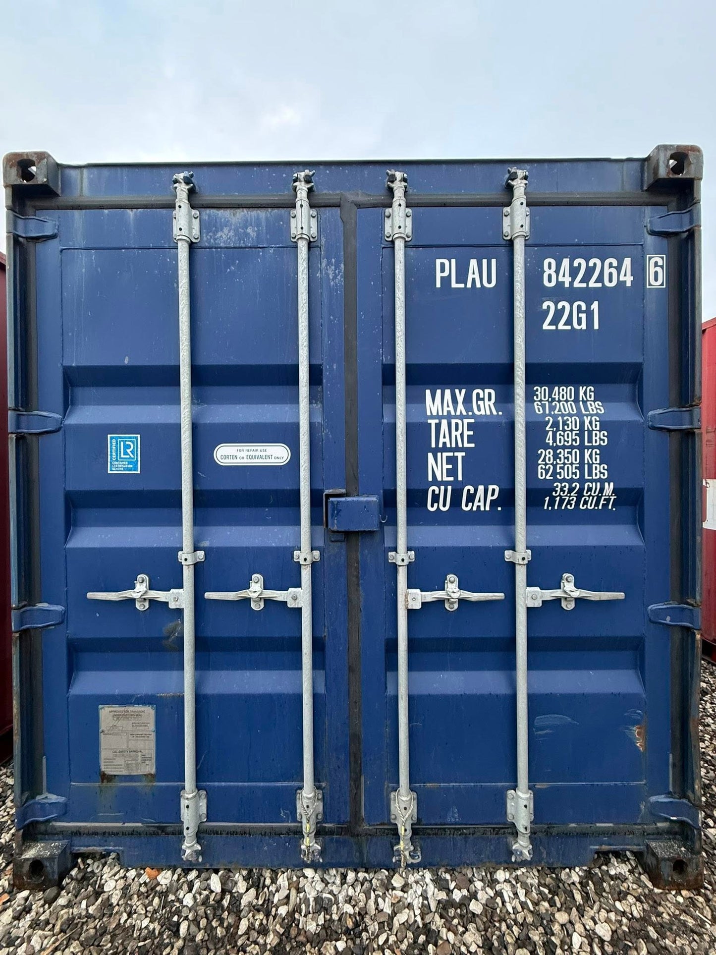 Isolerede 20 fods container