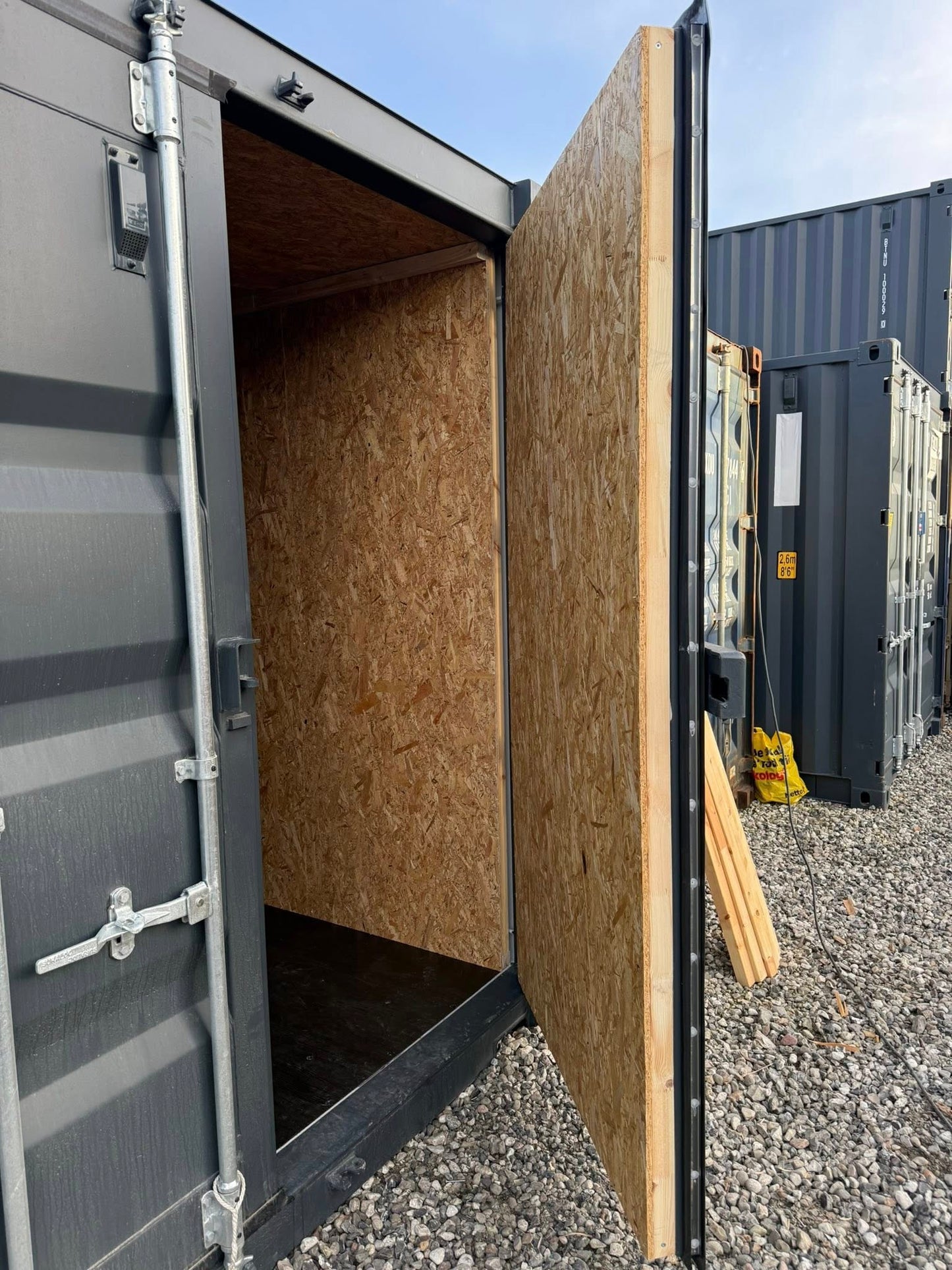 Isolerede 20 fods container