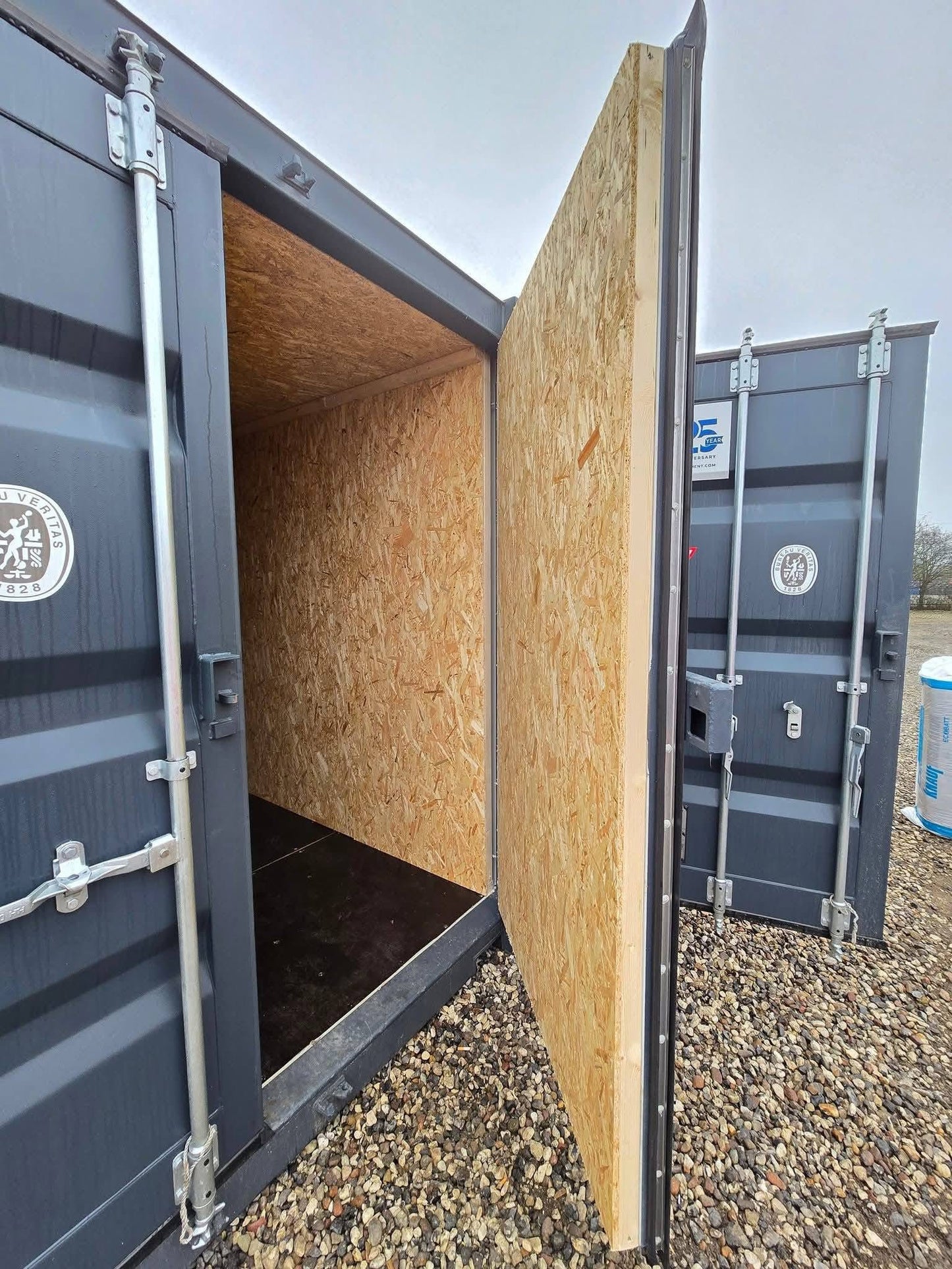 Isolerede 20 fods container