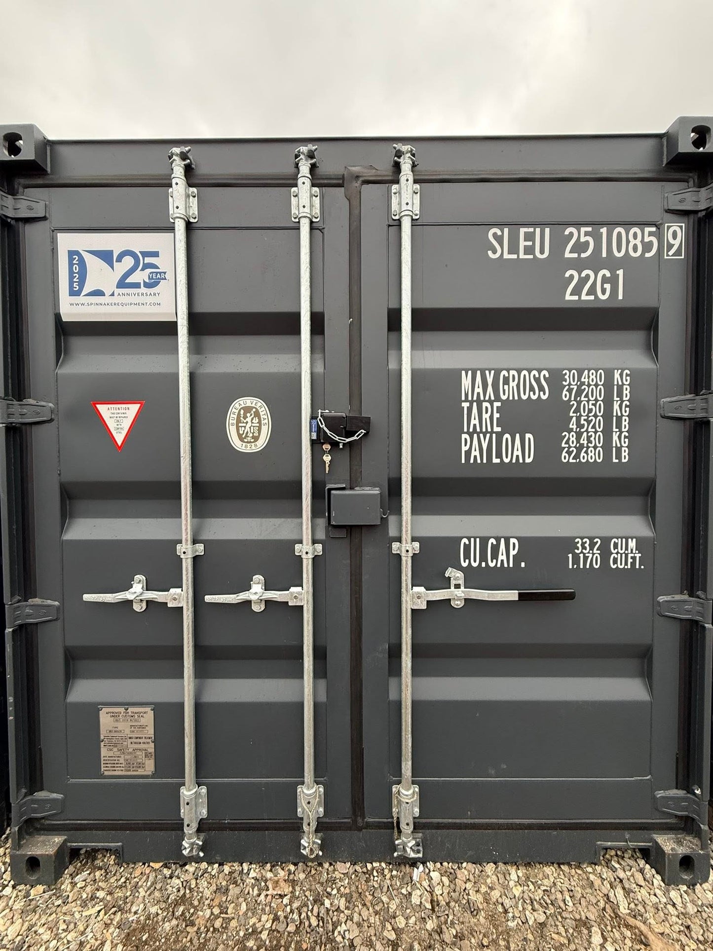 Isolerede 20 fods container