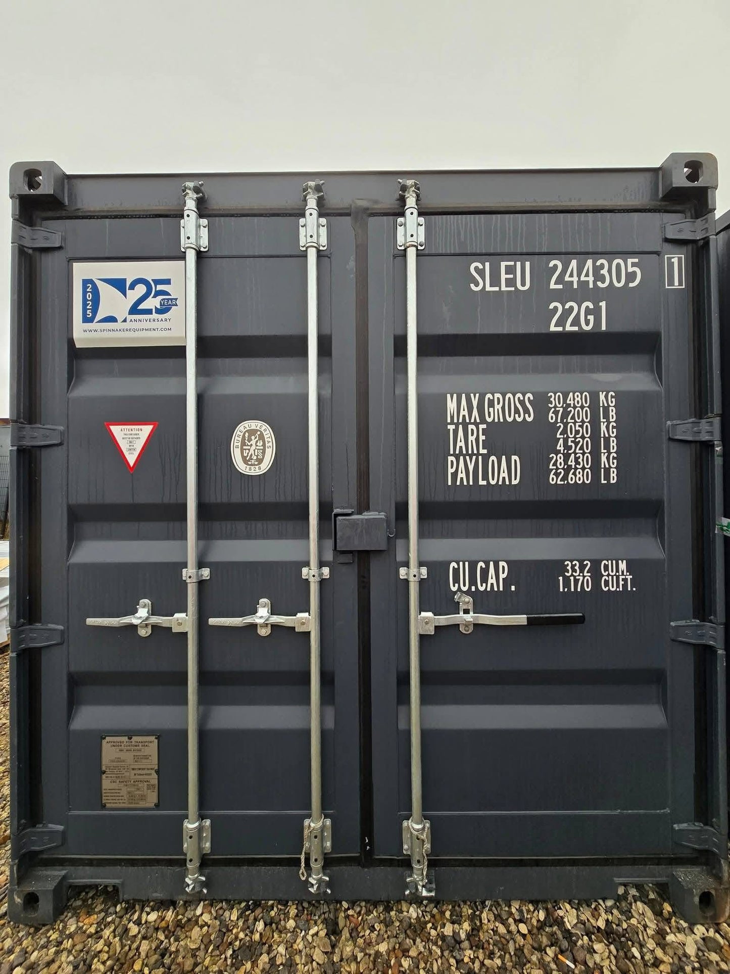 Isolerede 20 fods container