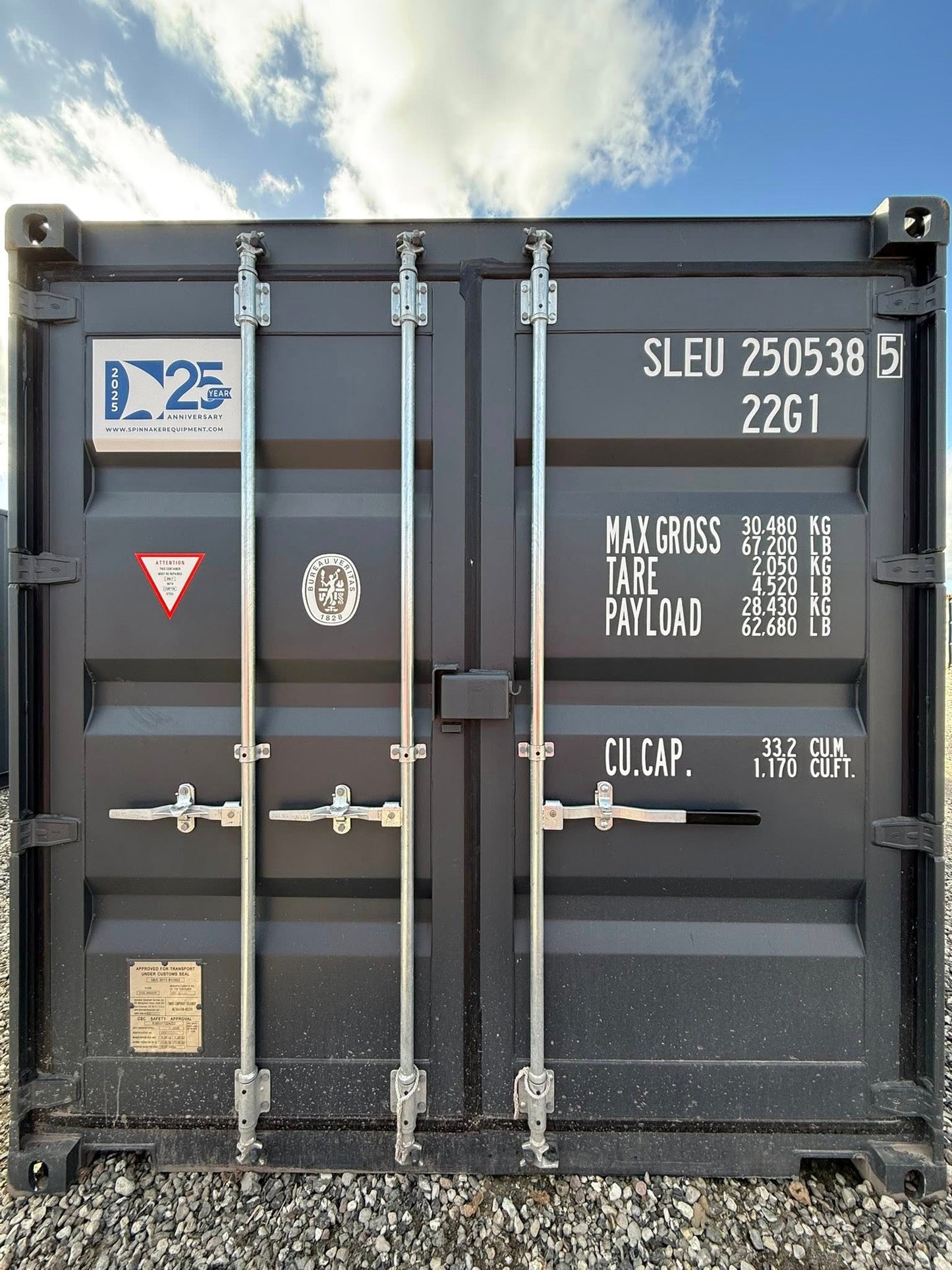 Isolerede 20 fods container
