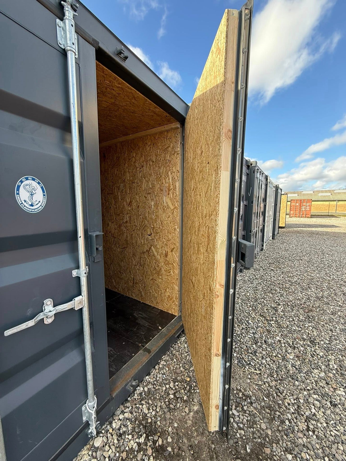 Isolerede 20 fods container