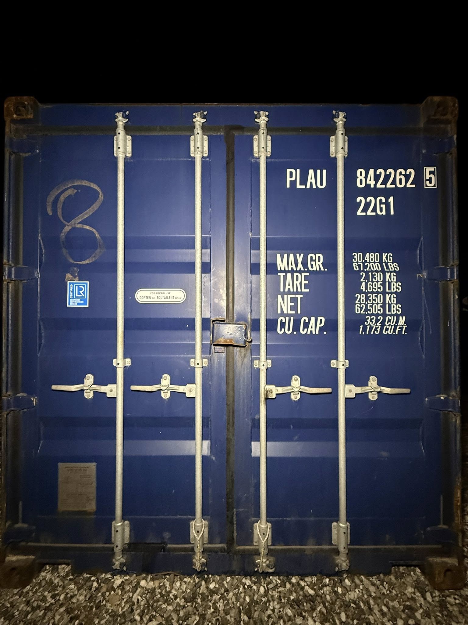 Isolerede 20 fods container - AL Containerservice