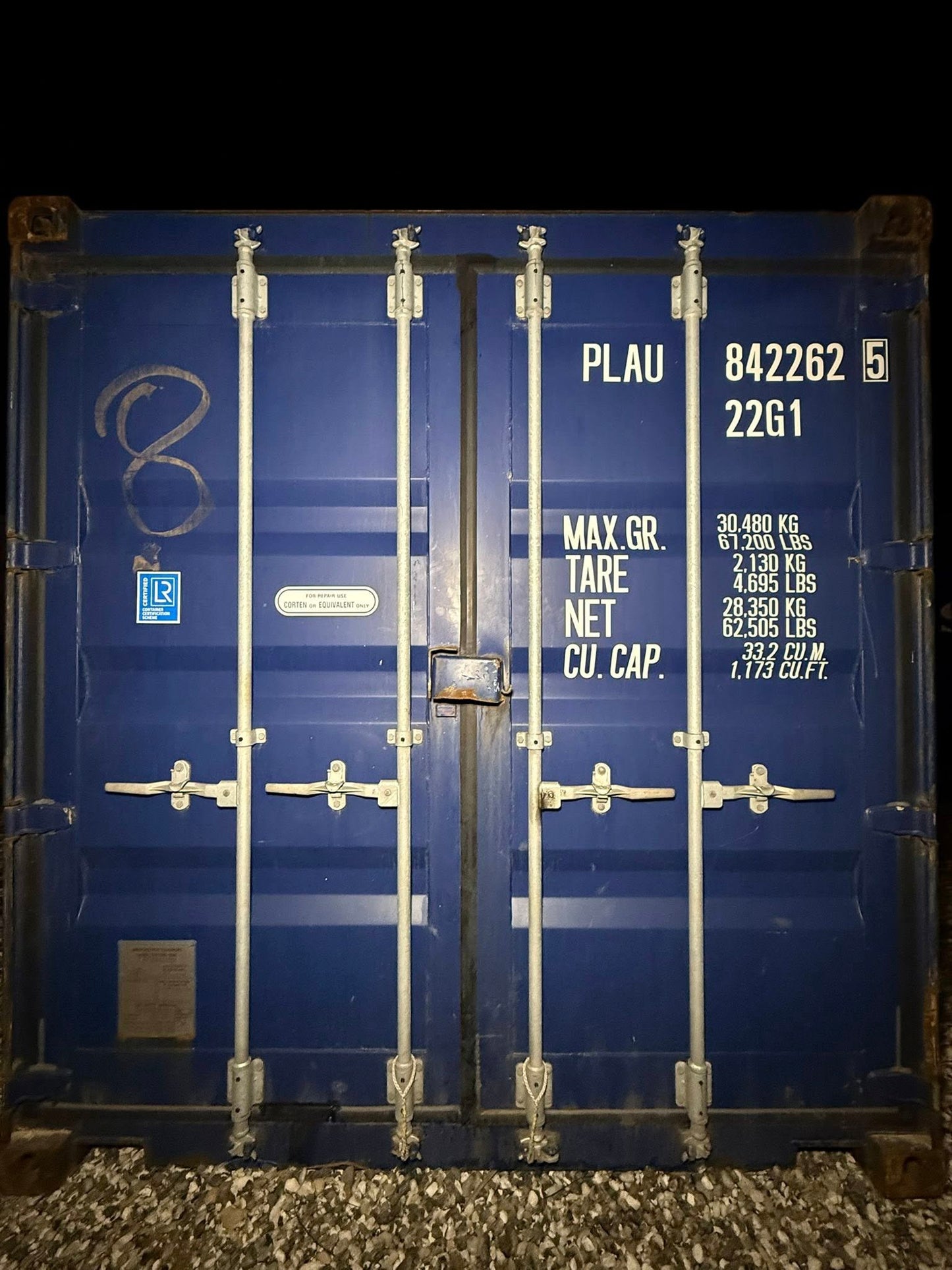 Isolerede 20 fods container