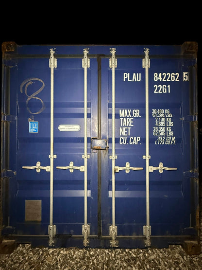 Isolerede 20 fods container
