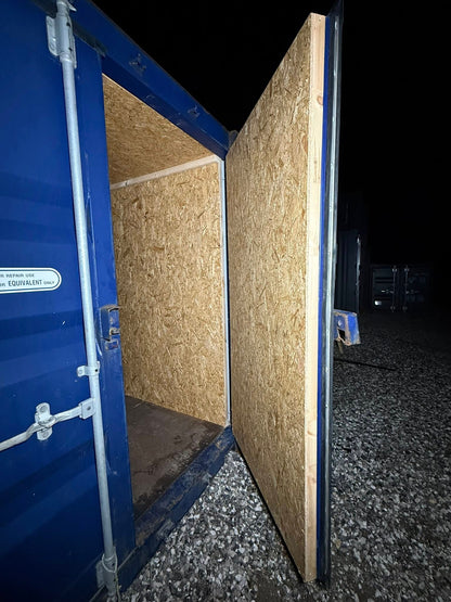 Isolerede 20 fods container