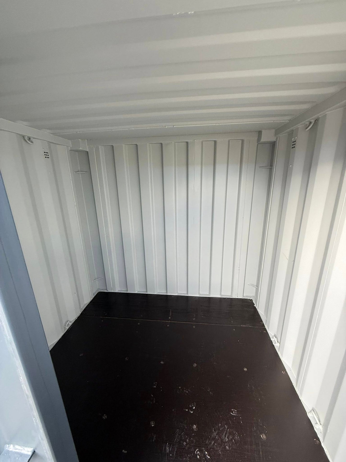 Fabriksny 6 fods skibscontainer RAL7016