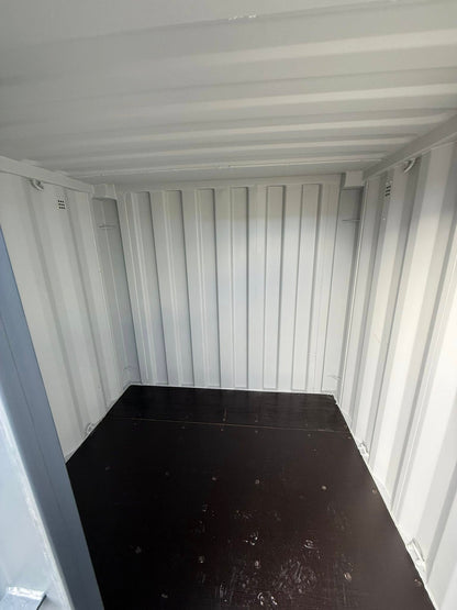 Fabriksny 6 fods skibscontainer RAL7016