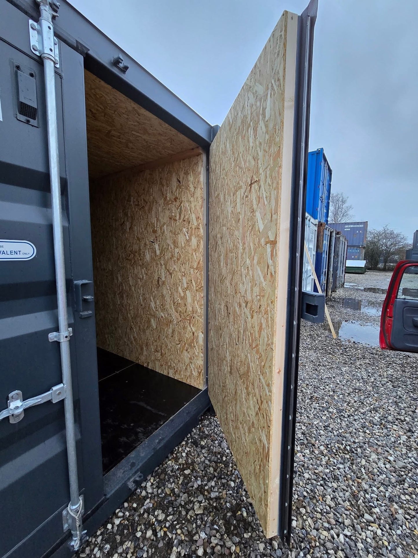 Isolerede 20 fods container
