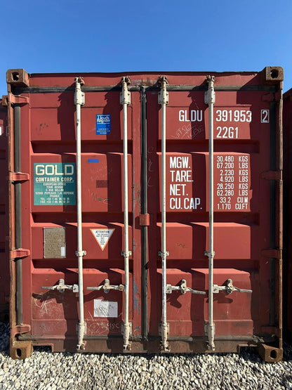 Isolerede 20 fods container