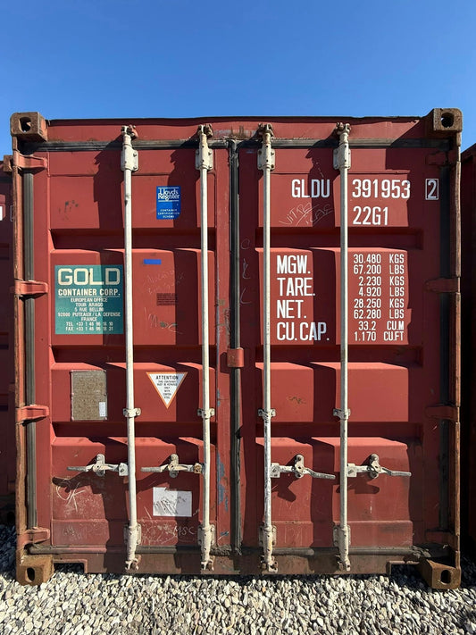 Isolerede 20 fods container