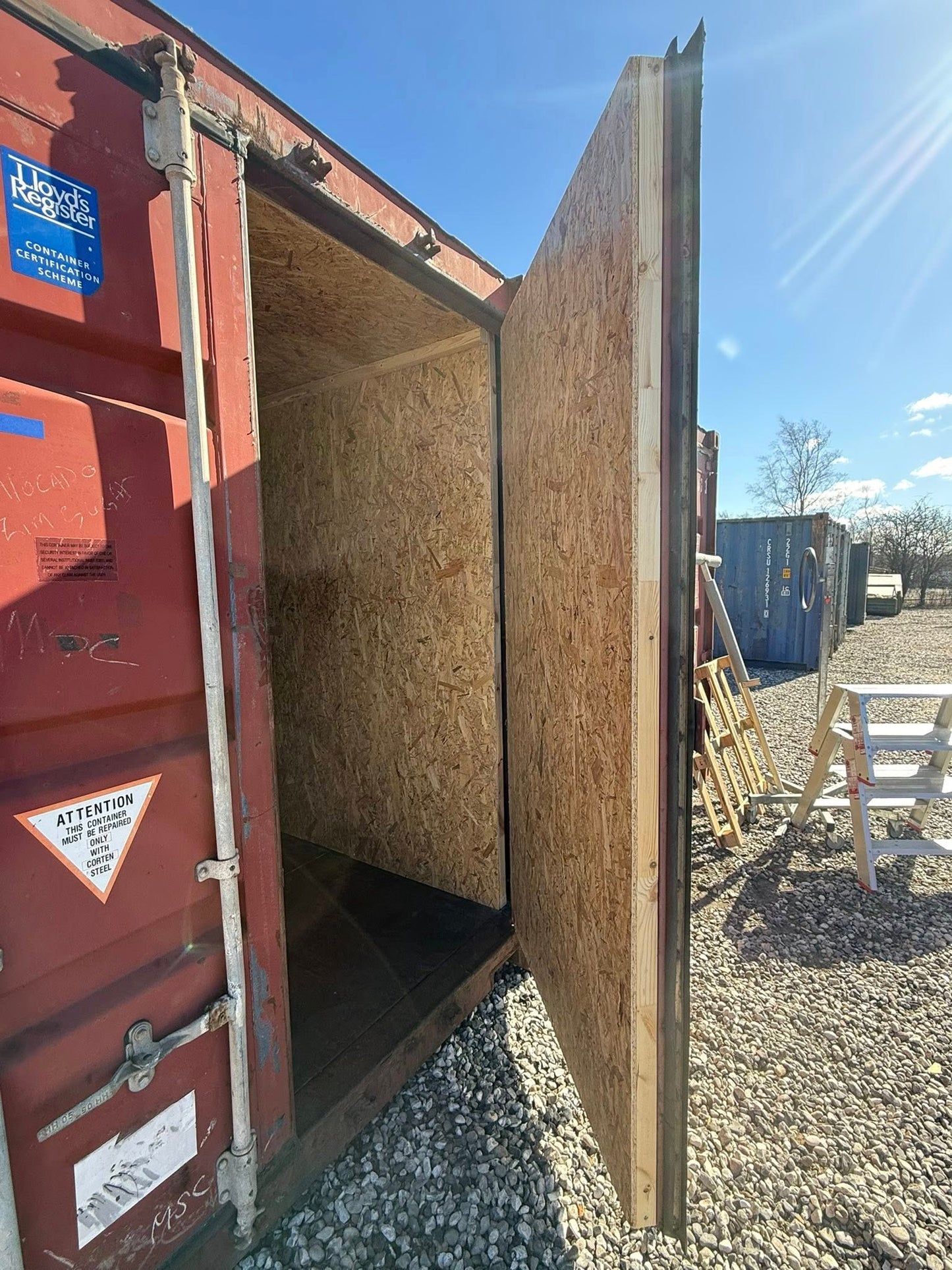 Isolerede 20 fods container