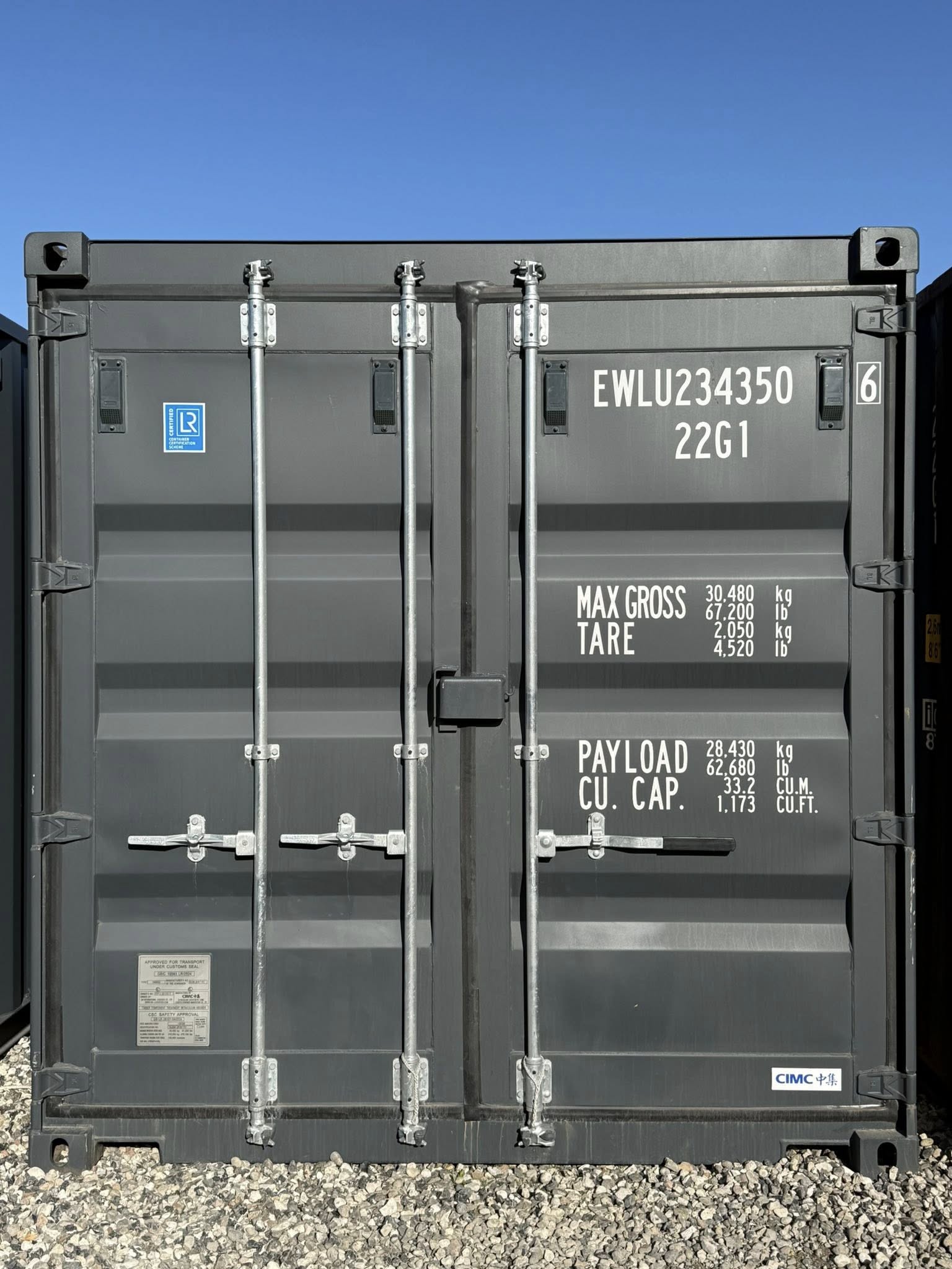 Isolerede 20 fods container - AL Containerservice