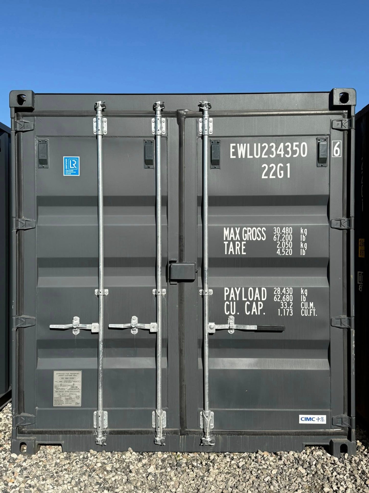 Isolerede 20 fods container