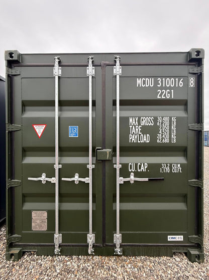 Fabriksny 20 fods RAL6007