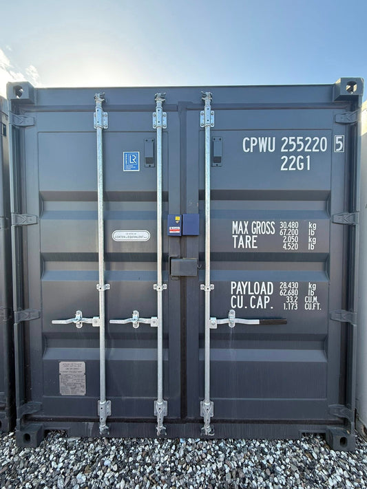 Ny 20 fods container m. klasse 5 lås