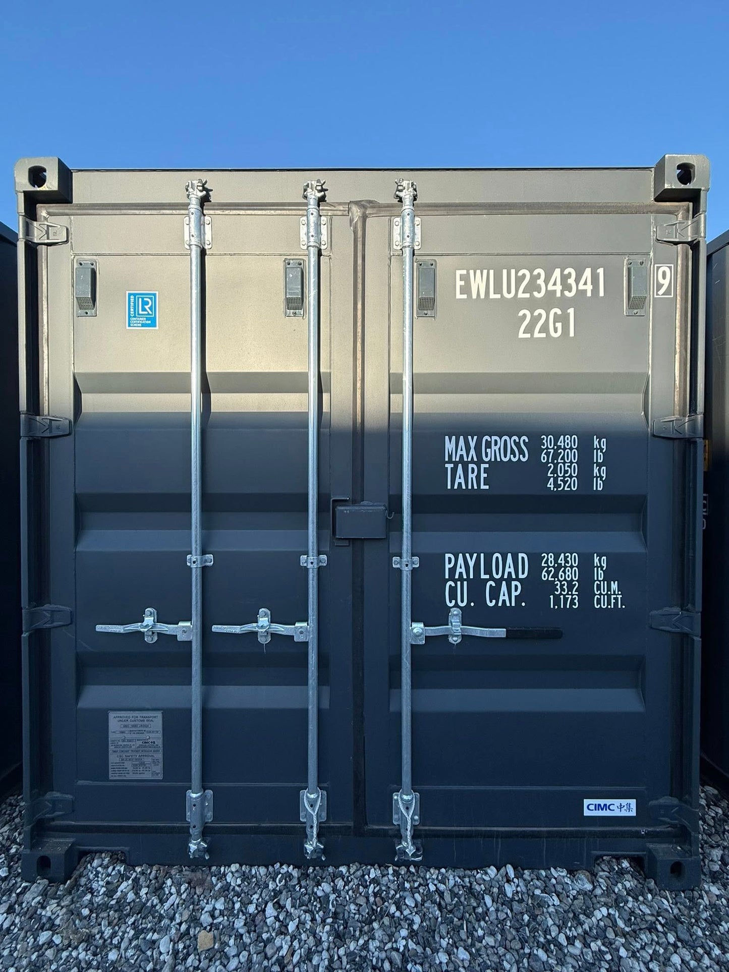 Isolerede 20 fods container