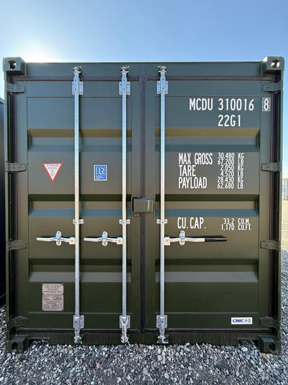 Isolerede 20 fods container
