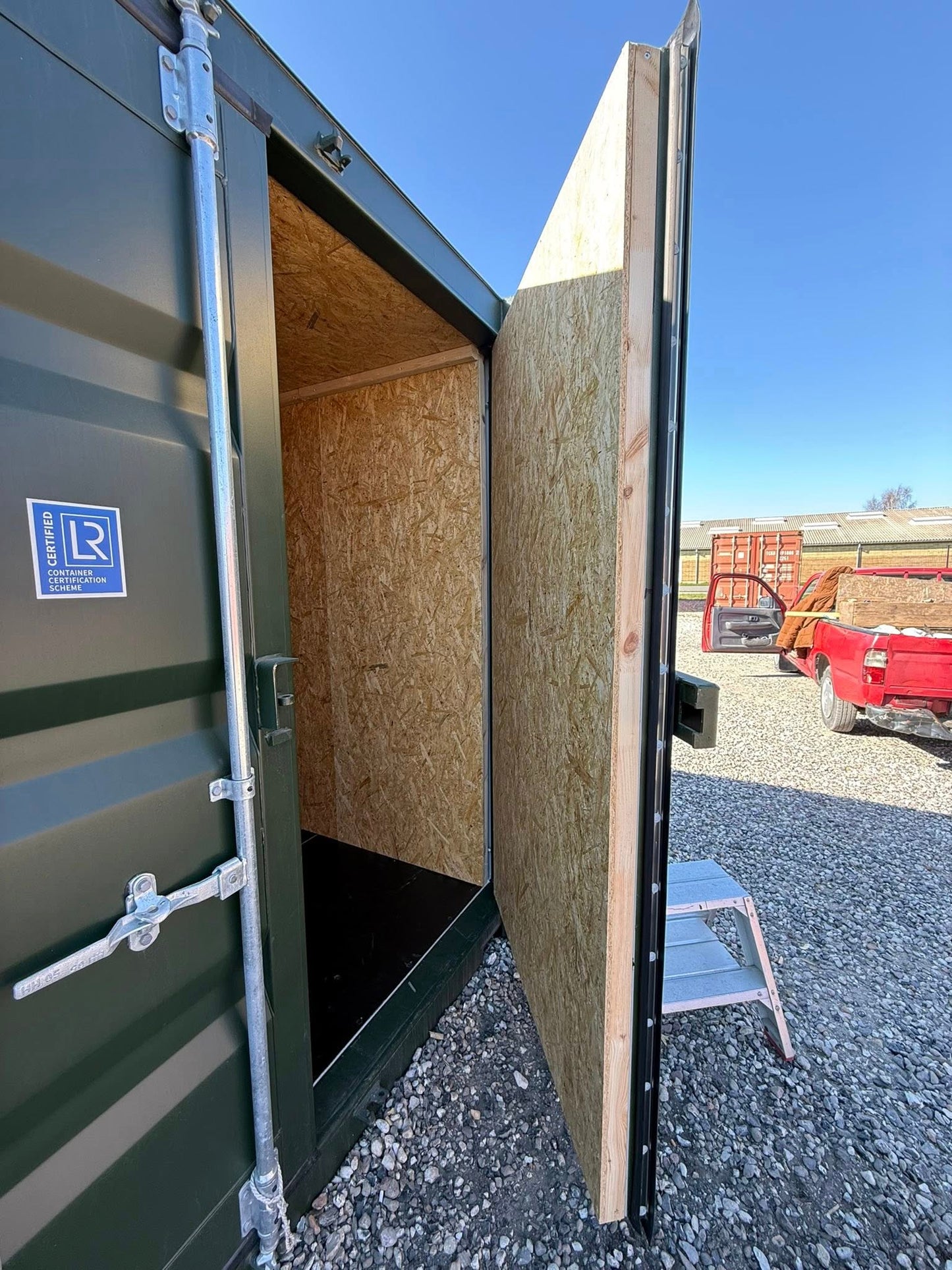 Isolerede 20 fods container