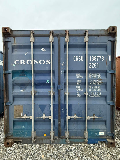 Isolerede 20 fods container