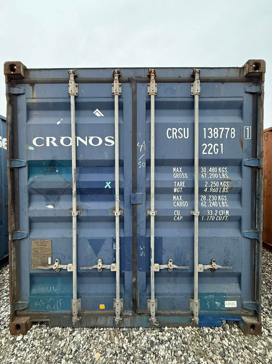 Isolerede 20 fods container