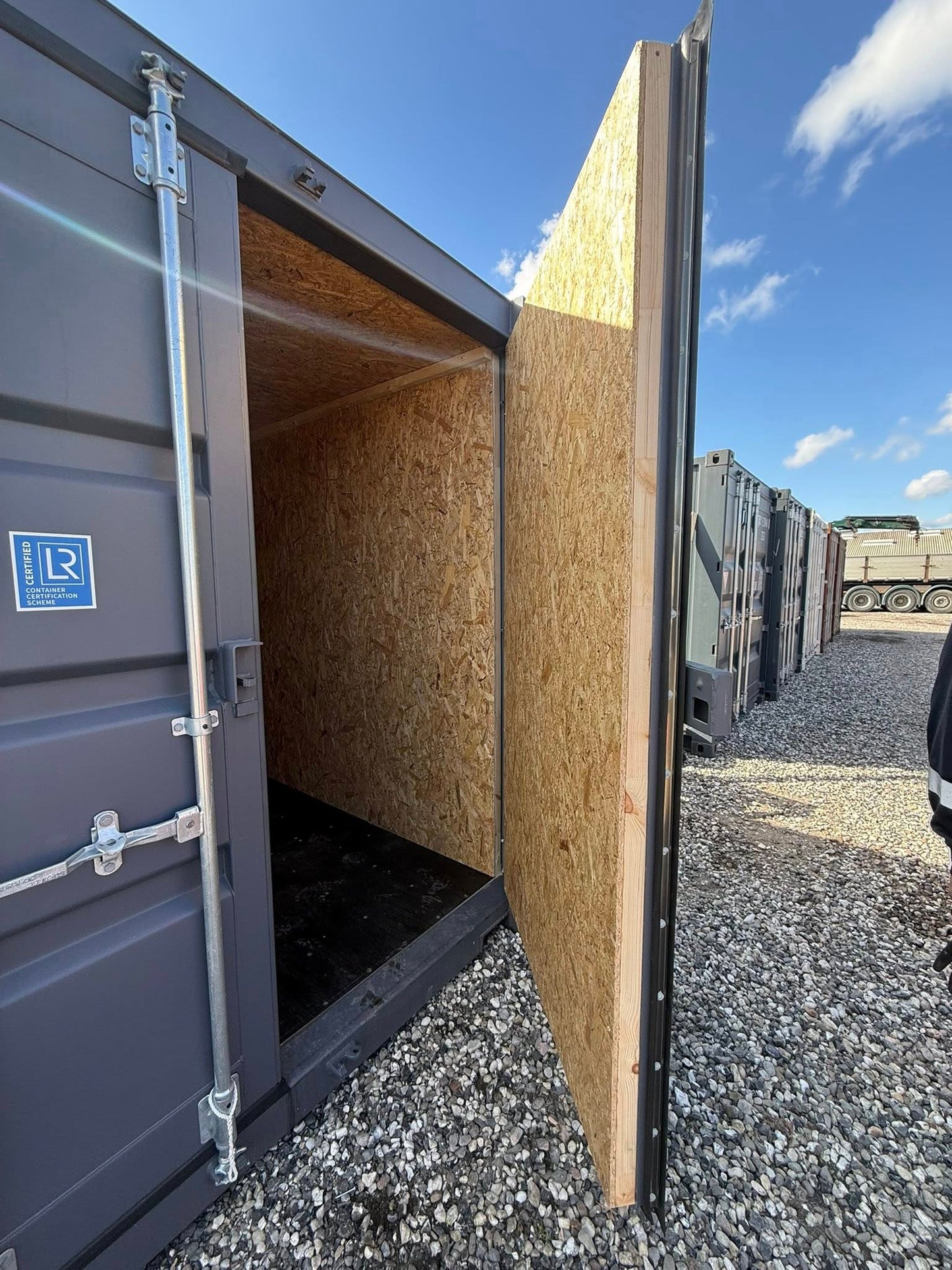 Isolerede 20 fods container
