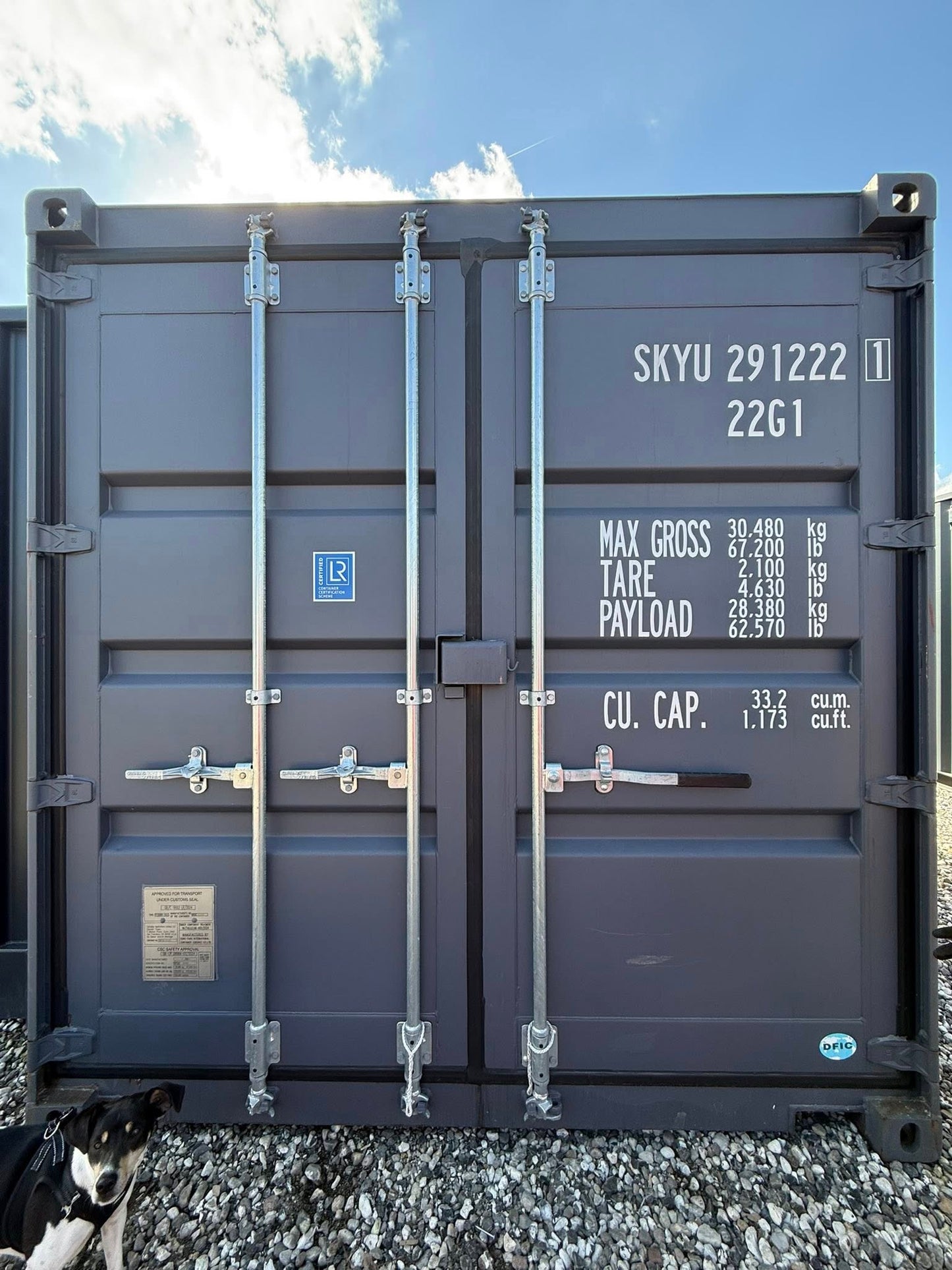 Isolerede 20 fods container