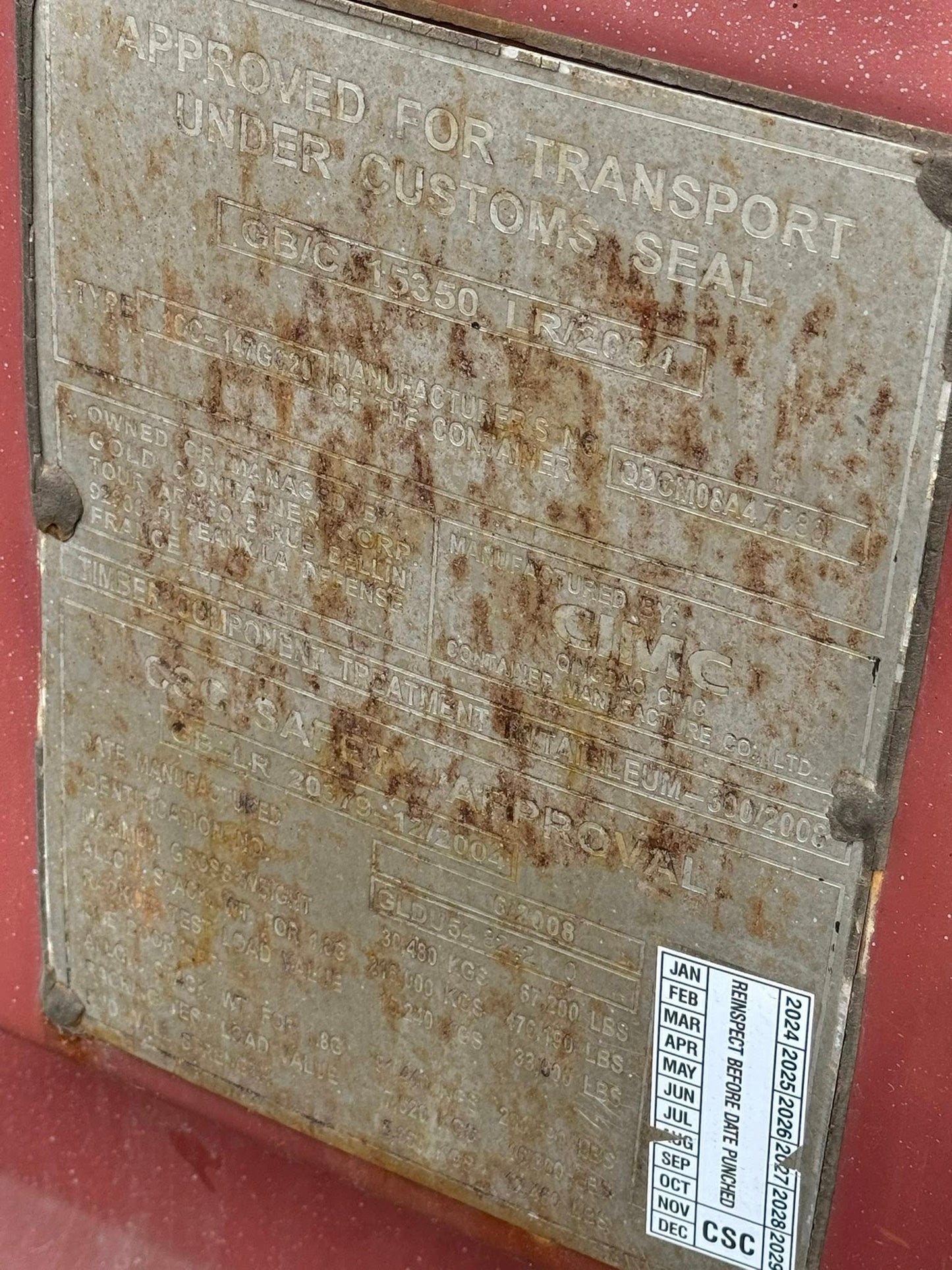 Sødygtig 20 fods container