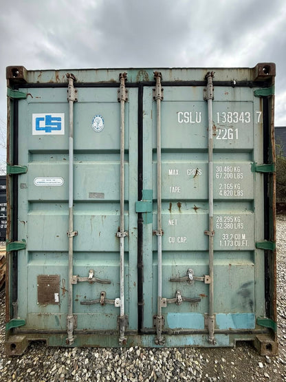 Isolerede 20 fods container