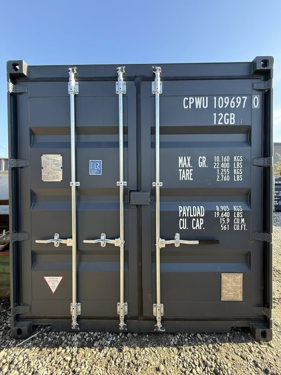 Isoleret 10 fods container