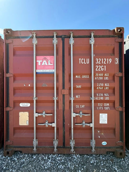 Isolerede 20 fods container