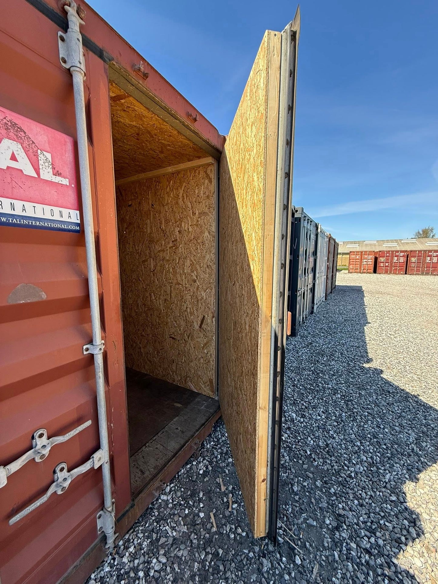 Isolerede 20 fods container