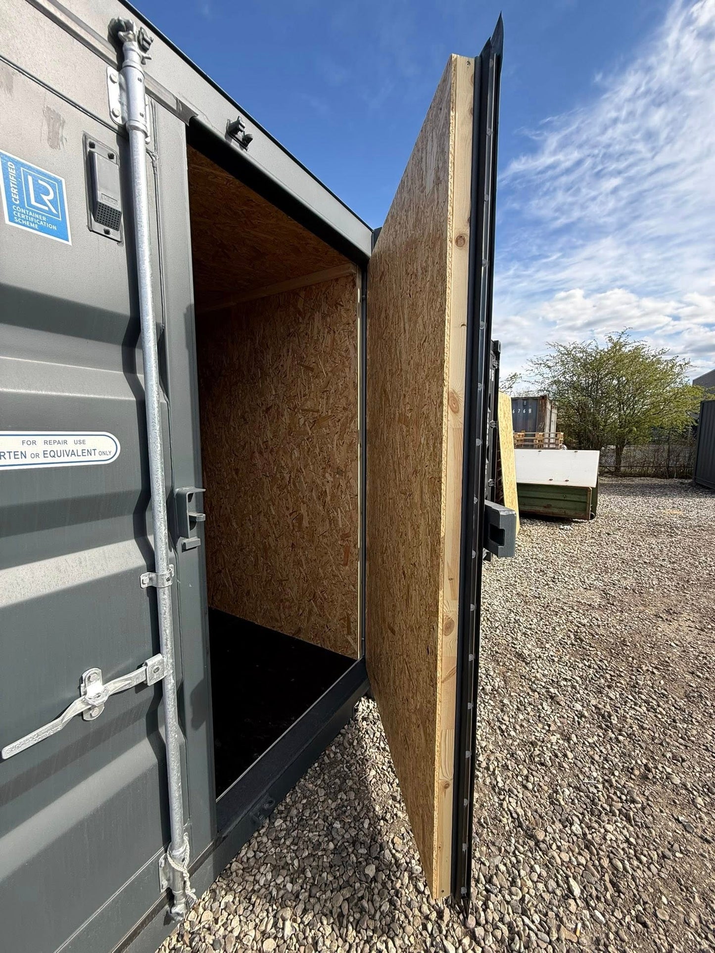 Isolerede 20 fods container