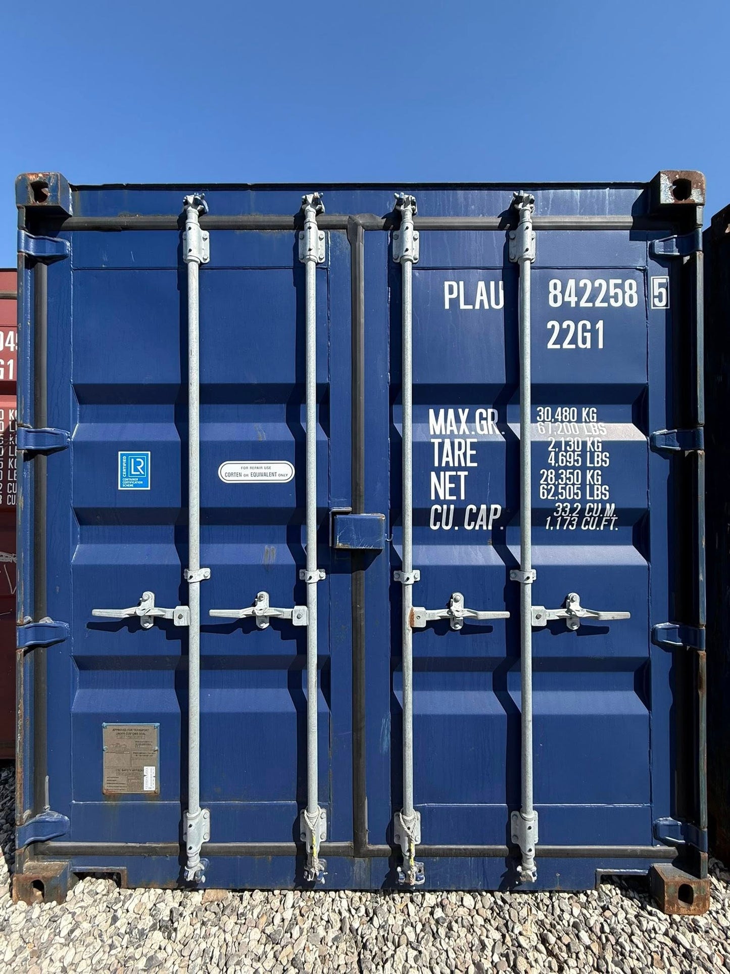 Isolerede 20 fods container