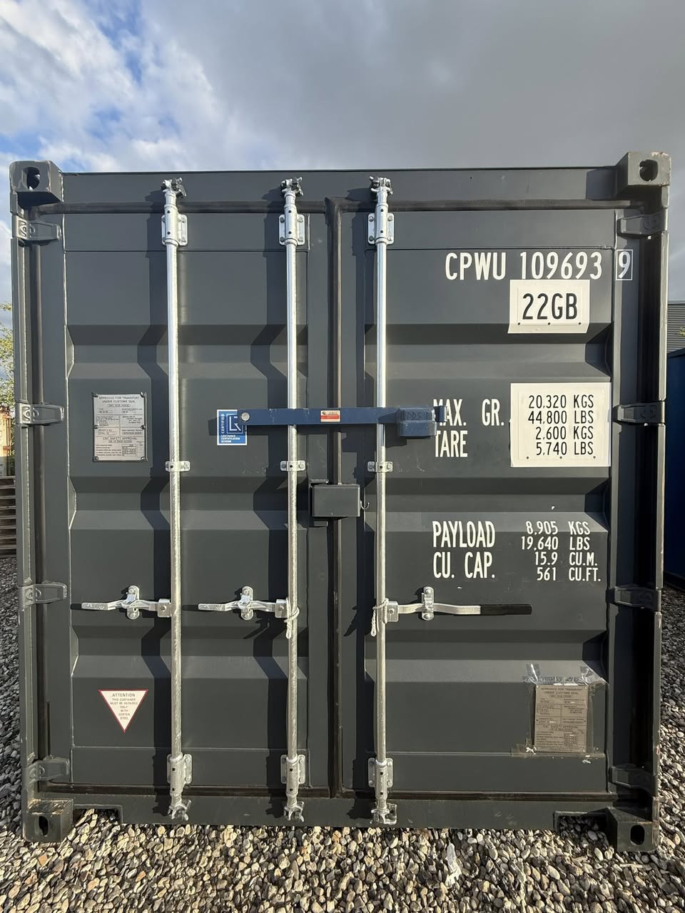 Isolerede 10 fods container