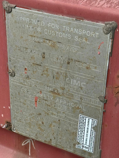 Sødygtig 20 fods container