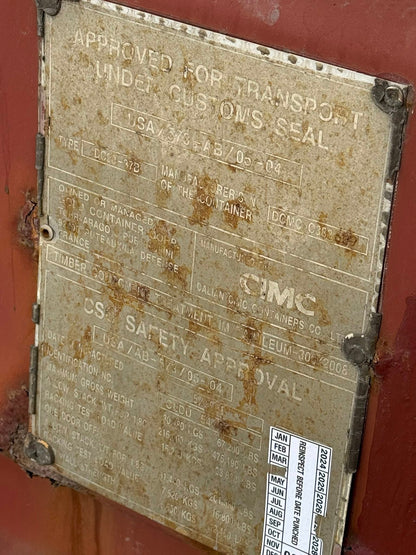 Sødygtig 20 fods container