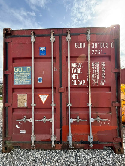Sødygtig 20 fods container