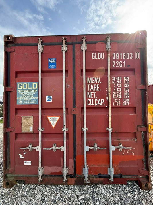 Sødygtig 20 fods container