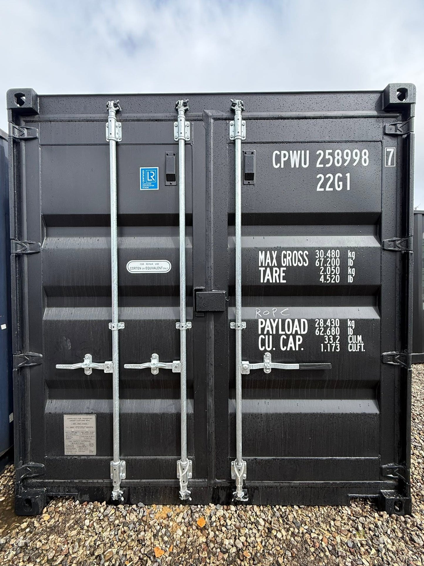 Isolerede 20 fods container