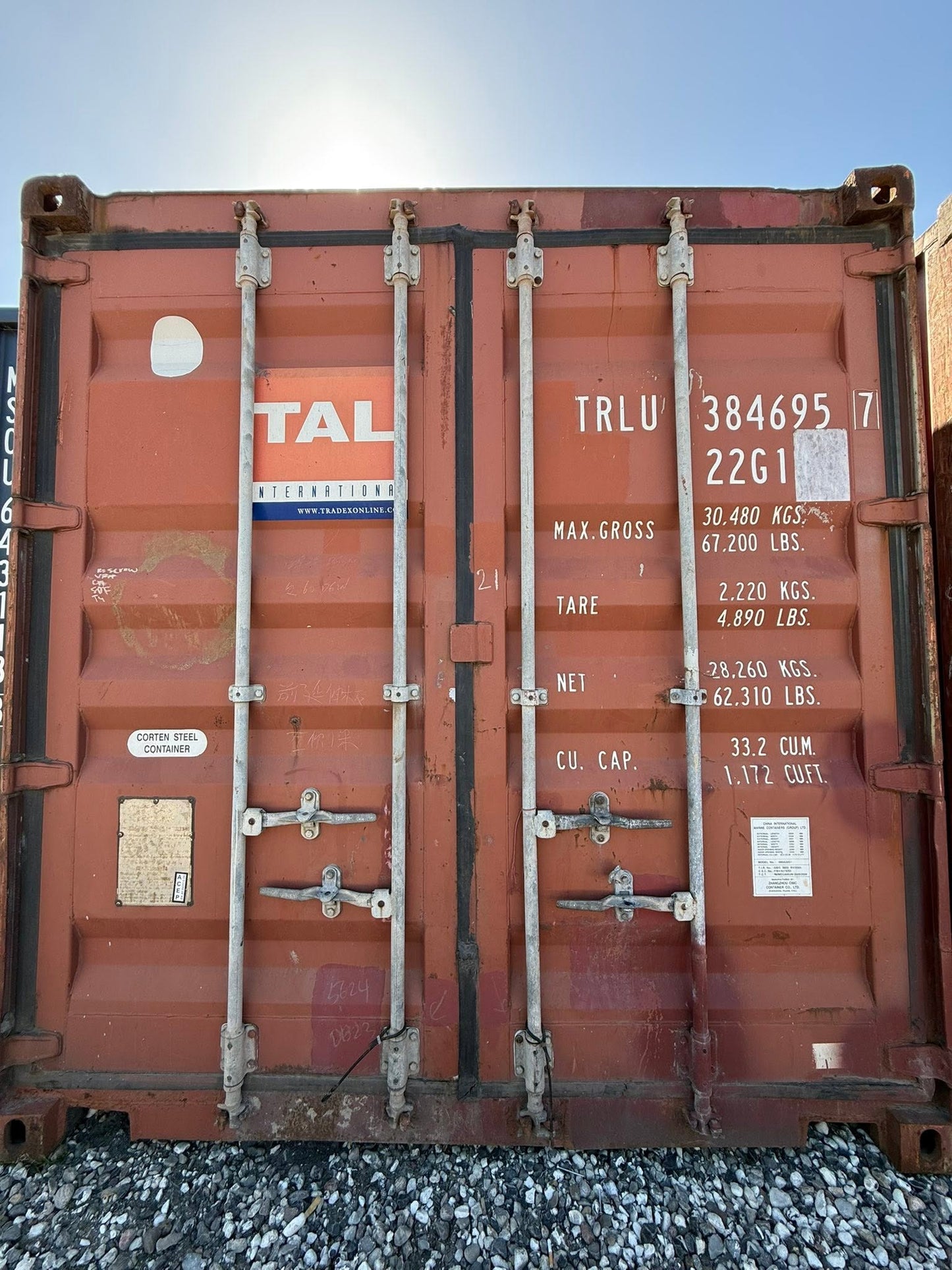 Sødygtig 20 fods container