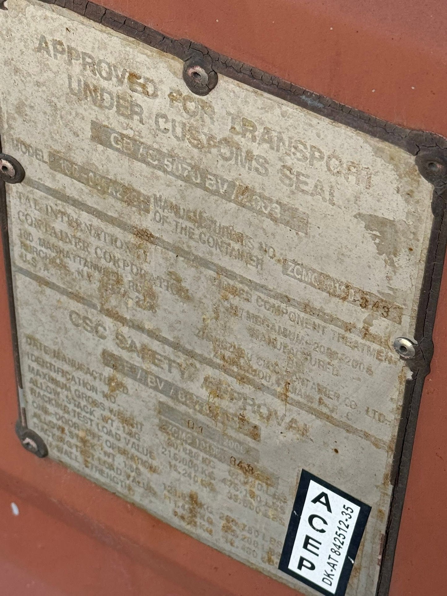 Sødygtig 20 fods container