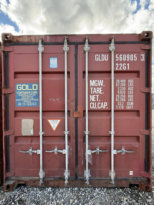 Isolerede 20 fods container